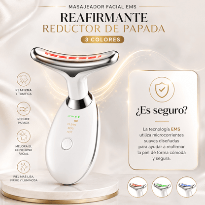 Masajeador Facial EMS Anti Papada y Reafirmante
